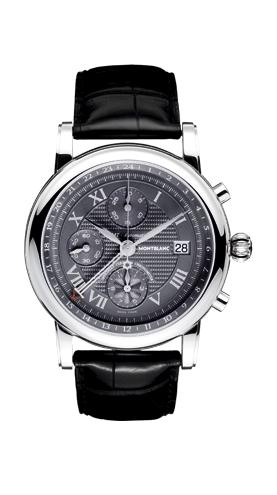 モンブラン Montblanc Star White Gold Chronograph GMT Automatic Ref 101637